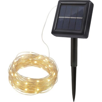 LED zonne-decoratieslinger LED/3,7V 800 mAh 22 m