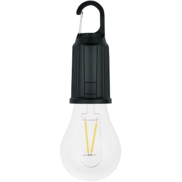 LED zonne- en USB-oplaadbare zaklamp LUMINA LUMO, 300 mAh, zwart