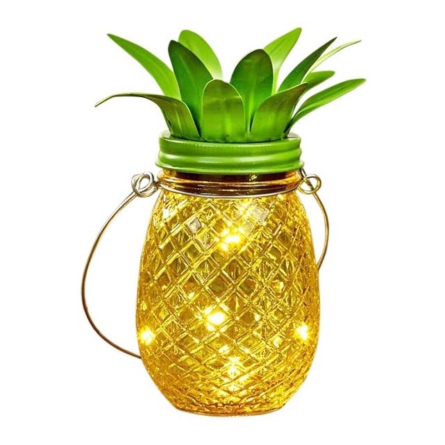 LED Zonne-energie lamp JAR LED/1,2V 150 mAh IP44 ananas