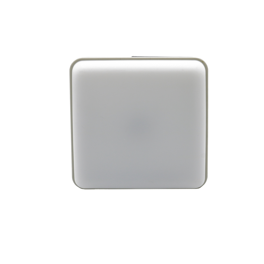 Dimbare oplaadbare LED-zonne-lamp met powerbankfunctie LED/1W/5,5V 8000K IPX4 1200 mAh grijs