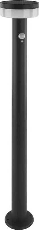 LED Zonne-energie lamp met sensor LED/2W/3,7V 1200 mAh IP44 80 cm