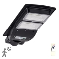 LED Zonne-energie Straatlamp met sensor STREET 2xLED/6W/3,2V 12000 mAh IP65 + afstandsbediening