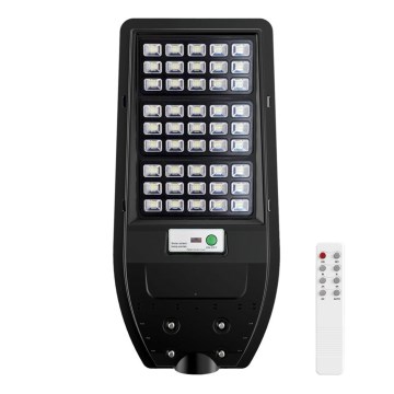 LED Zonne-energie Straatlamp VIA 100W/10000 mAh 3,2V 6000K IP65 + afstandsbediening