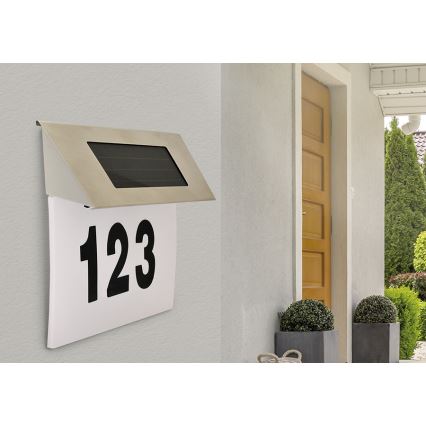 LED Zonnehuisnummer LED/1,2V 200 mAh IP44