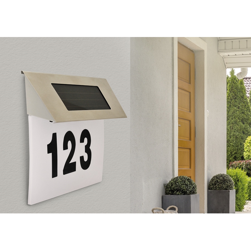 LED Zonnehuisnummer LED/1,2V 200 mAh IP44