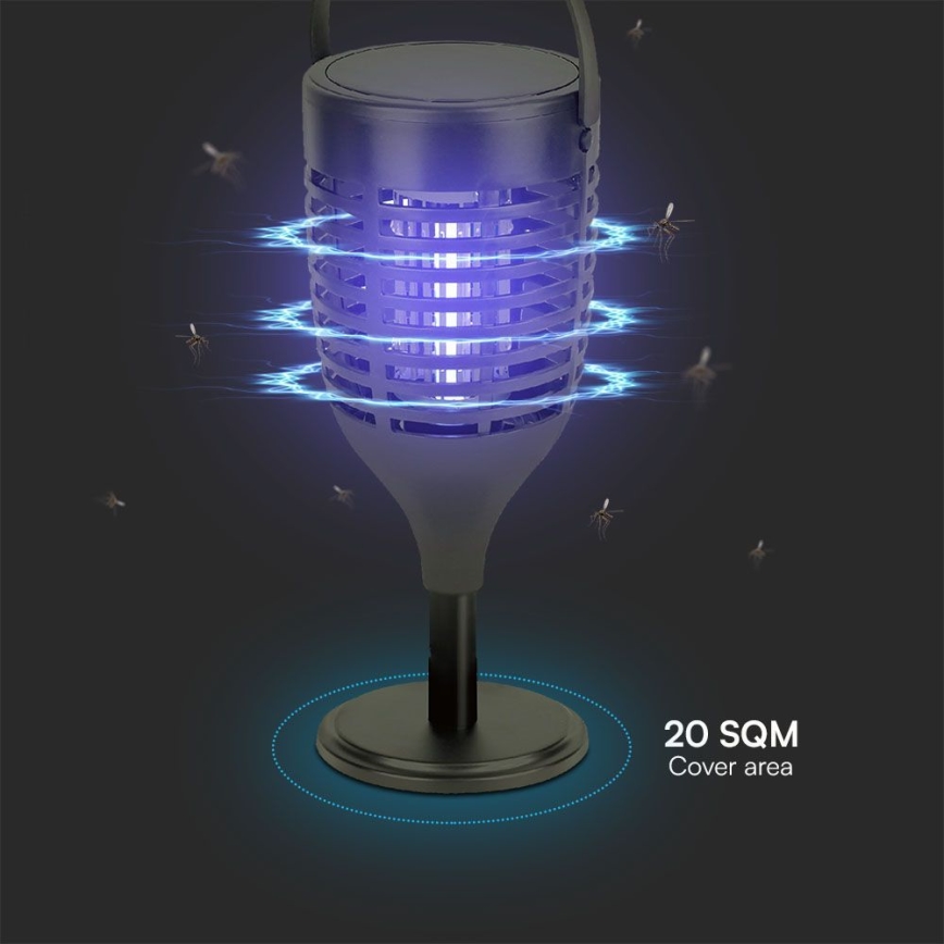 LED Zonne-insectenverdelger 3in1 LED/1,3W/3,7V IP24 20 mat