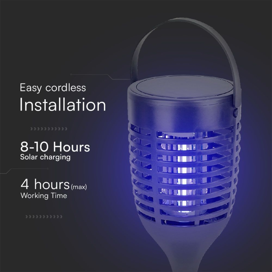 LED Zonne-insectenverdelger 3in1 LED/1,3W/3,7V IP24 20 mat