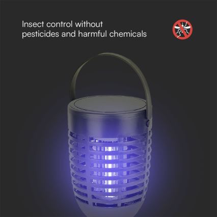 LED Zonne-insectenverdelger 3in1 LED/1,3W/3,7V IP24 20 mat