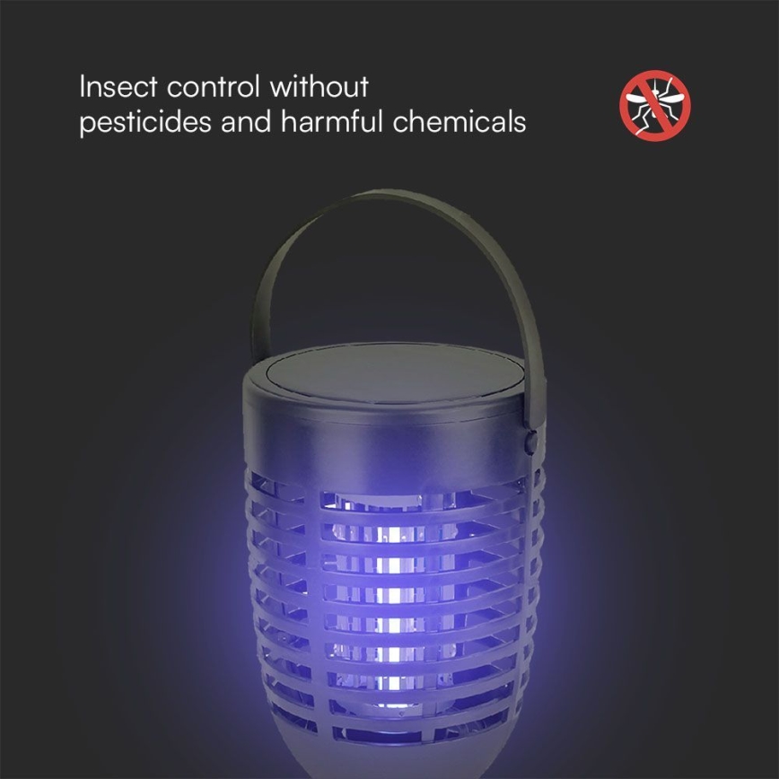 LED Zonne-insectenverdelger 3in1 LED/1,3W/3,7V IP24 20 mat
