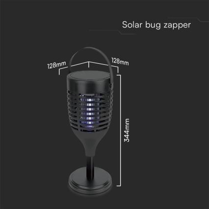 LED Zonne-insectenverdelger 3in1 LED/1,3W/3,7V IP24 20 mat