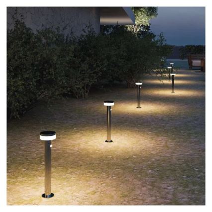 LED Zonne-energie lamp met sensor LED/2W/3,7V 1200 mAh IP44 50 cm