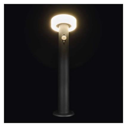 LED Zonne-energie lamp met sensor LED/2W/3,7V 1200 mAh IP44 50 cm