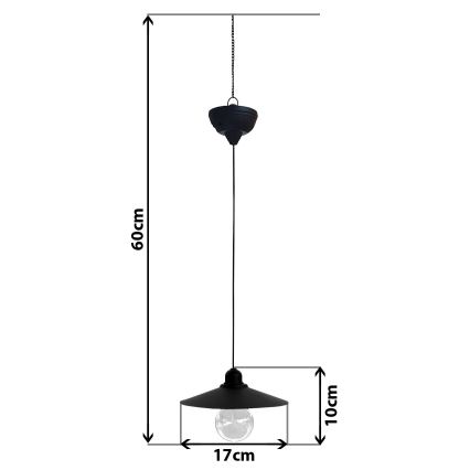 LED Zonnelamp aan kabel DINA 1,2V 200 mAh IP44