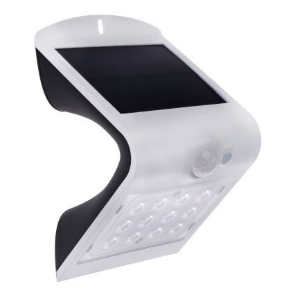 LED Zonne-energie lamp met bewegings- en schemersensor LED/1,5W/1200 mAh 3,7V IP65