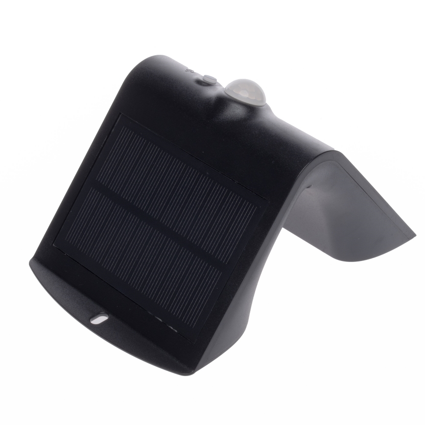 LED Zonne-energie lamp met bewegings- en schemersensor LED/1,5W/1200 mAh 3,7V IP65