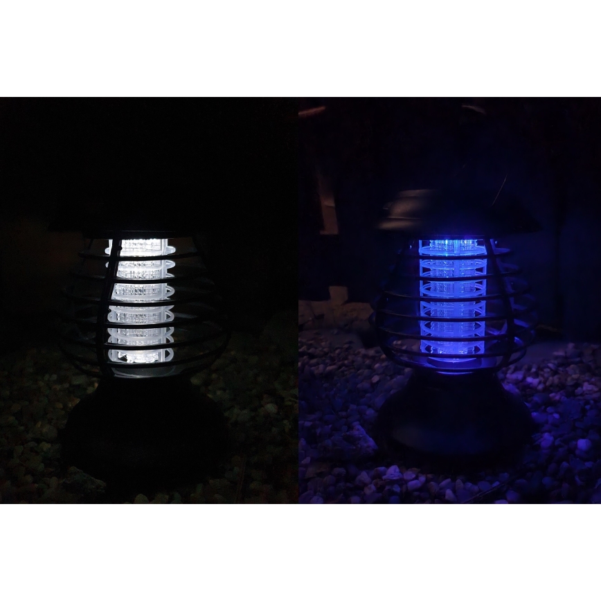 LED Zonne-energie lamp met insectenvanger LED/1,2V 600 mAh IP44