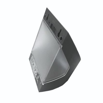 LED zonne-wandlamp met sensor LED/3W/3,7V 3000/4000K 1200 mAh IP54 antraciet