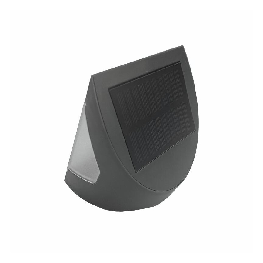 LED zonne-wandlamp met sensor LED/3W/3,7V 3000/4000K 1200 mAh IP54 antraciet
