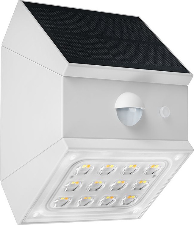 LED zonne-muurlamp met sensor LED/2,5W/3,7V 3000/4000/6000K IP65 1200 mAh wit