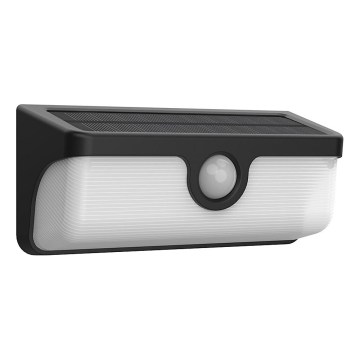 LED zonne-muurlamp met sensor LINK LED/5W/3,7V IP65 zwart