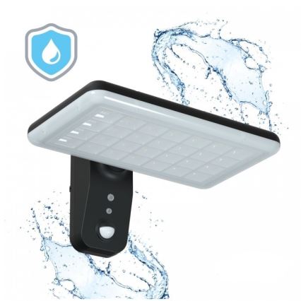 LED zonne-wandlamp met sensor PHOENIX LED/15W/3,2V 3000/4000K IP65 6000 mAh