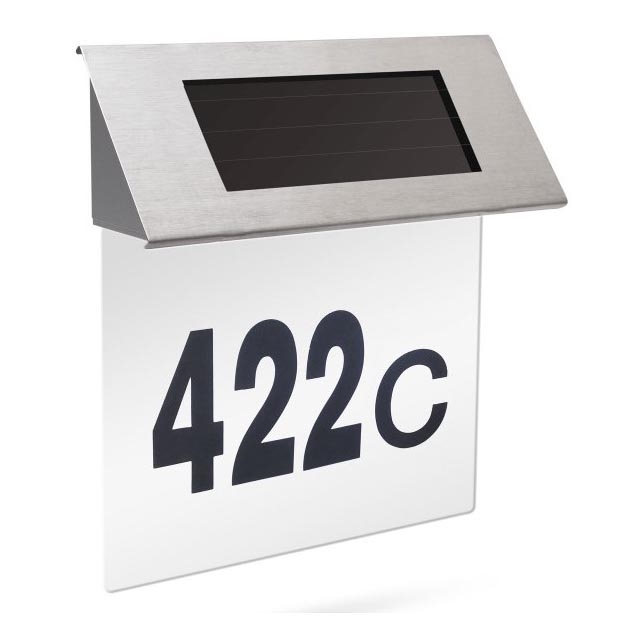 LED Zonne-nummerplaat LED/1,2V IP44