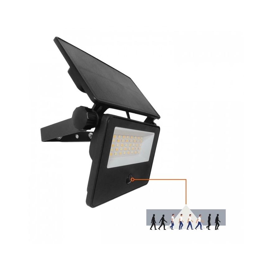 LED-zonneschijnwerper met sensor NCS G2 LED/20W/3,7V 3000/4000/6500K IP54 2600 mAh
