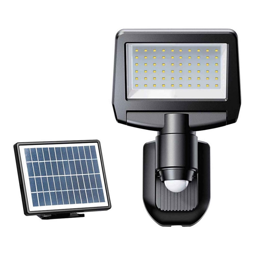 LED Zonne-sensor schijnwerper TOMI LED/10W/7,4V 1800 mAh IP44