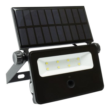 LED Zonne-spot met bewegings- en schemersensor NOCTIS LED/2W/1800 mAh 3,7V 6000K IP65