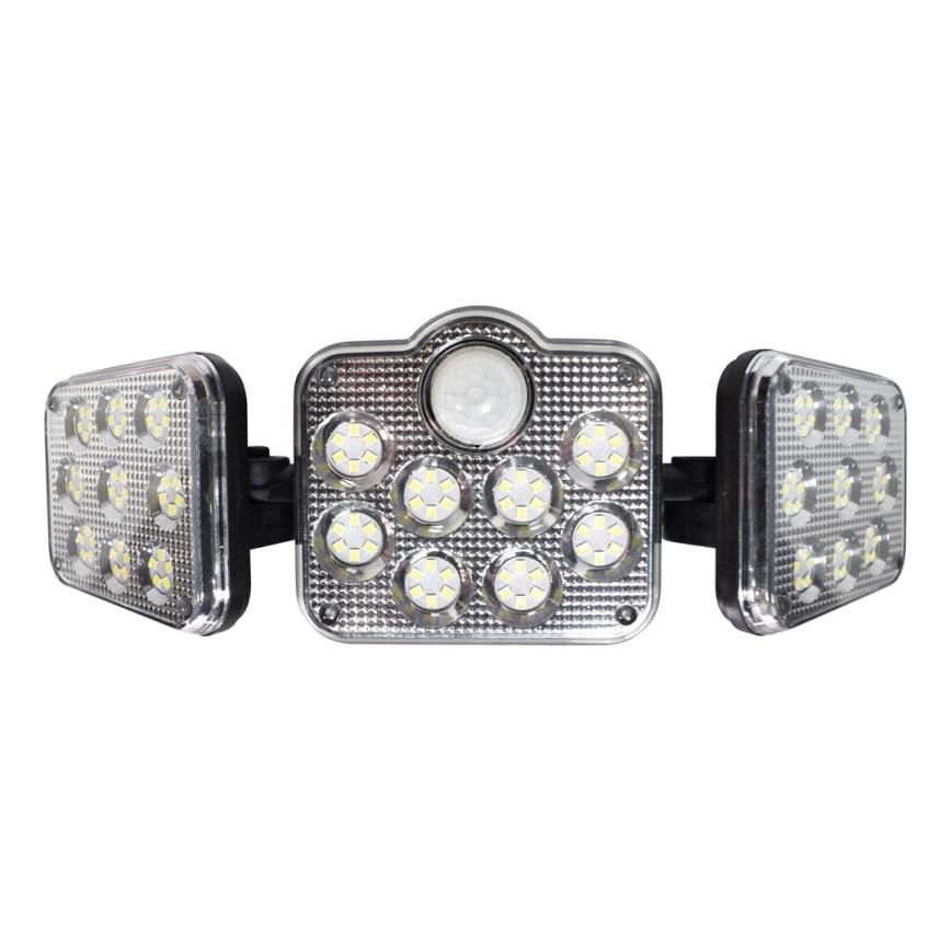 LED Zonne-spot met bewegings- en schemersensor LED/20W/3,7V 1200 mAh IP44 + afstandsbediening
