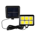 LED Zonne-spot met sensor LED/1,5W/3,7V 6000K IP44 1200 mAh