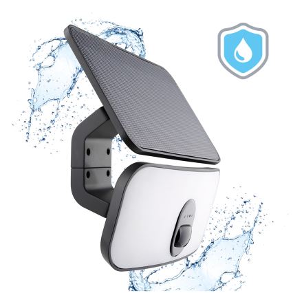 LED Zonne-spot met sensor LED/13W/3,7V IP65 4000K 4000 mAh