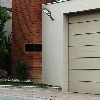 LED Zonne-spot met sensor LED/5W/3,7V 4000K 1500 mAh IP54 zwart