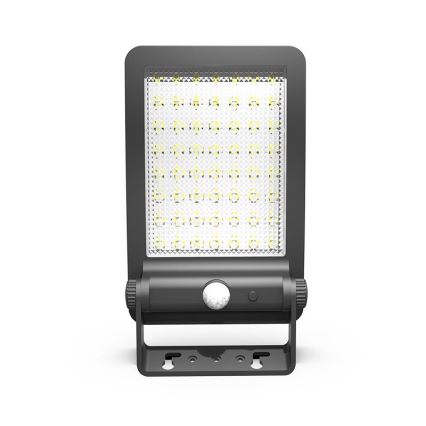 LED Zonne-spot met sensor LED/5W/3,7V 4000K 1500 mAh IP54 zwart