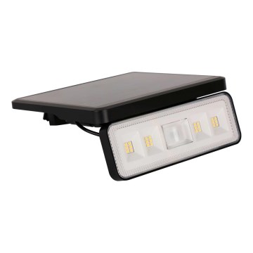 LED Zonne-spot met sensor LED/8W/3,7V 2000 mAh IP54 zwart