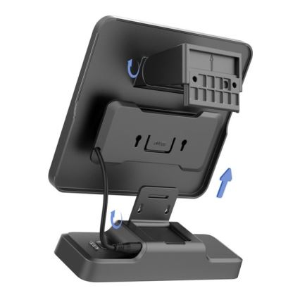 LED Zonne-spot met sensor LED/8W/3,7V 2000 mAh IP54 zwart