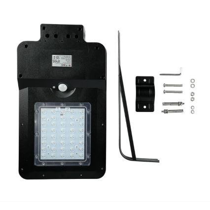 LED Zonne-energie straatlamp met sensor LED/15W/7,4V 4000K IP65 10800 mAh