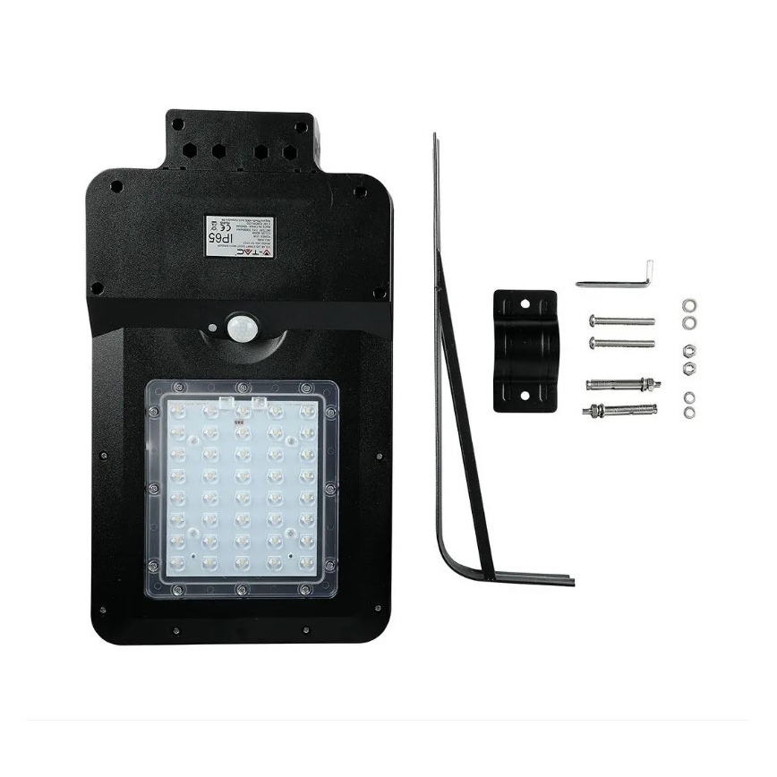 LED Zonne-energie straatlamp met sensor LED/15W/7,4V 4000K IP65 10800 mAh