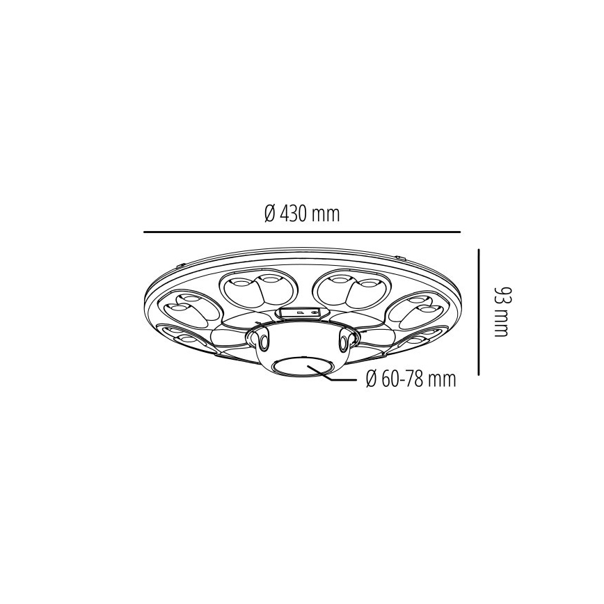 LED zonne-straatlamp met sensor LUVIA LED/15W/3,2V 4000K IP54 5400 mAh + afstandsbediening