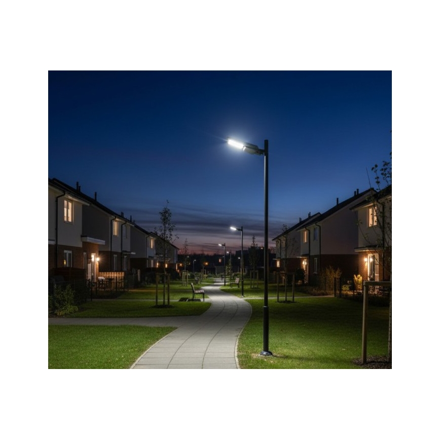 LED-zonne-straatlamp met geïntegreerde sensor STREET LED/20W/7,4V 3000/4000/6000K IP65 5400 mAh