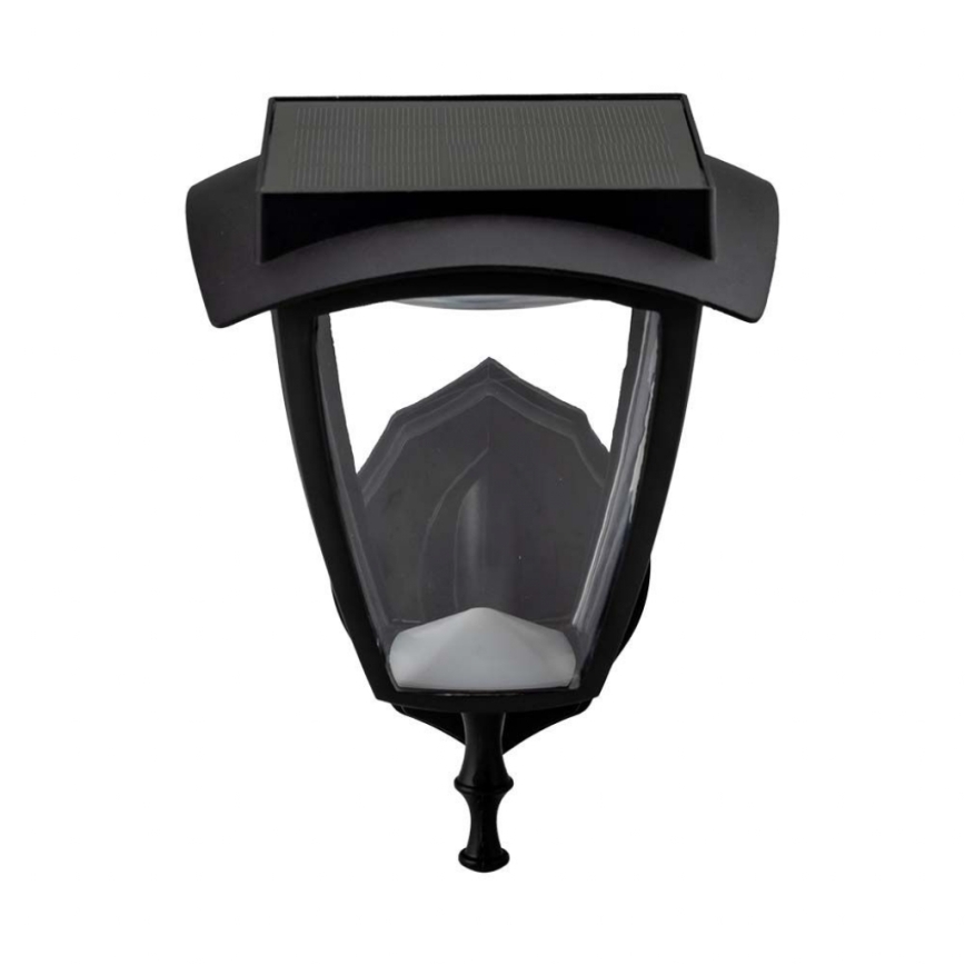 LED zonne-wandlamp LED/2W/3,7V 3000/6000K IP65 2200 mAh zwart