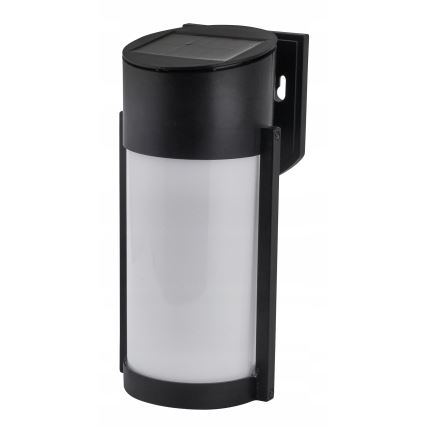LED zonne-wandlamp LED/3,7V 300 mAh IP44 zwart