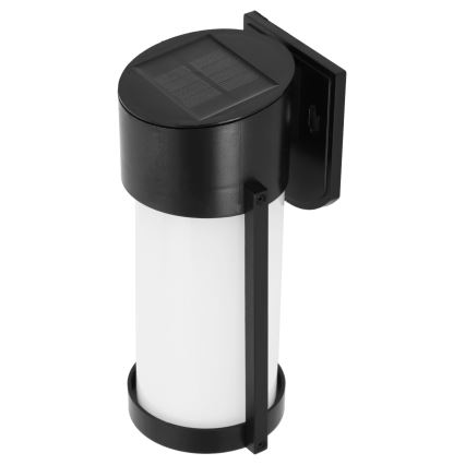 LED zonne-wandlamp LED/3,7V 300 mAh IP44 zwart