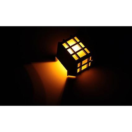 LED-zonne-wandlamp met schemersensor LED/1,2V 600 mAh IP44