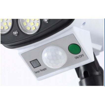 LED Zonne-veiligheidscameramodel met sensor CAMERA LED/1W/3,7V 1200 mAh IP44 + afstandsbediening
