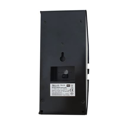 LED Zonne-wandlamp met sensor LED/3,7V 500 mAh IP44 zwart