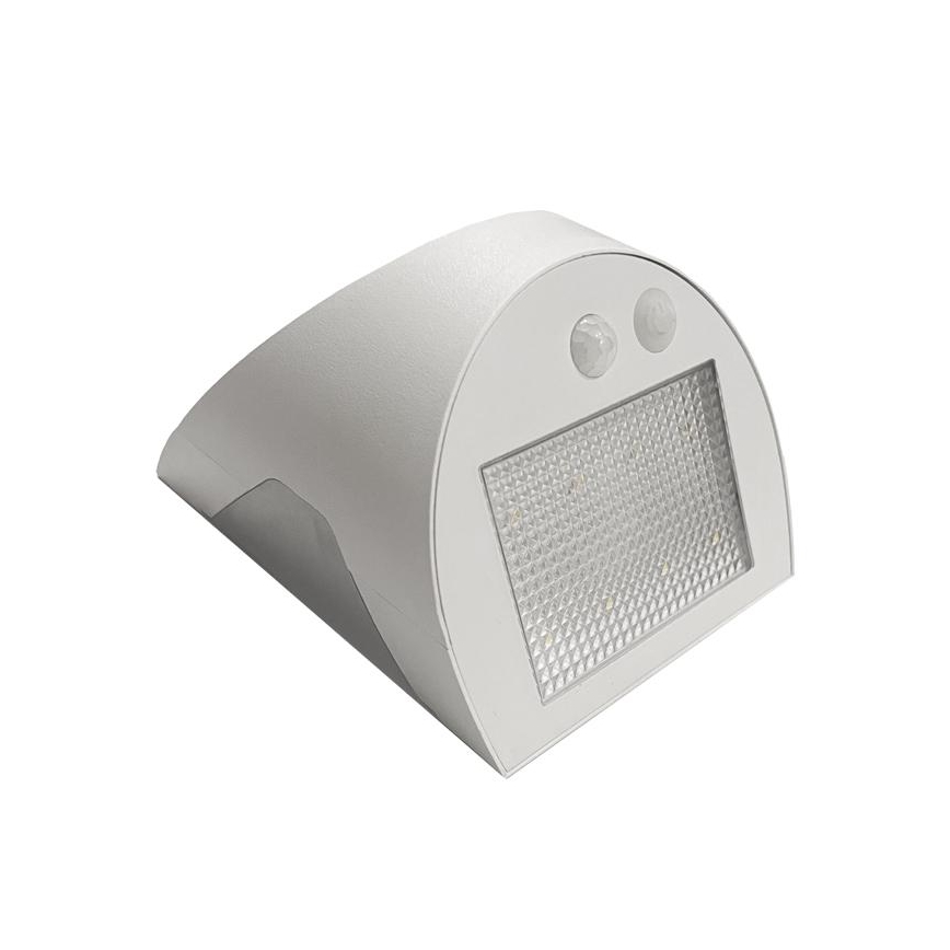 LED zonne-wandlamp met sensor LED/3W/3,7V 3000/4000K 1200 mAh IP54 wit