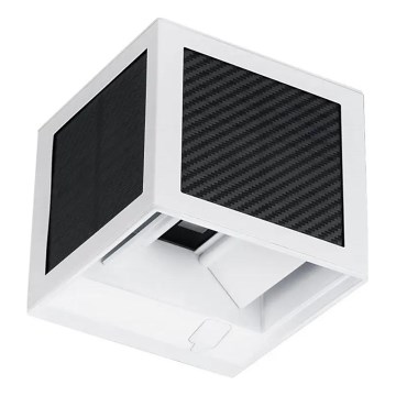 LED zonne-wandlamp met sensor LED/9W/3,7V 3000/4000/6000K IP65 2600 mAh wit