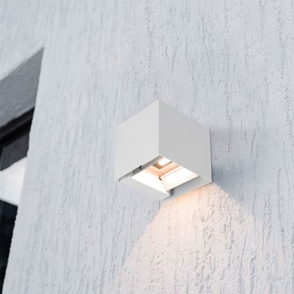 LED zonne-muurlamp met sensor LED/9W/5V 3000/4000/5000K IP65 2600 mAh wit