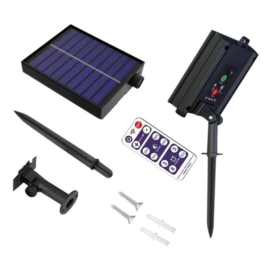 LED Zonneketting 10xLED/0.5/4.5V 12 m 3000K IP44 + afstandsbediening